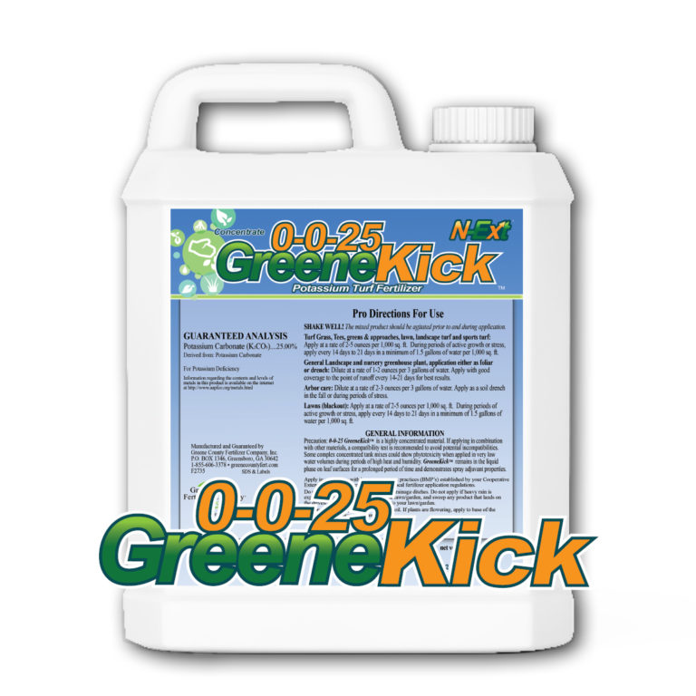 0025 GreeneKick™ Potassium Turf Fertilizer Greene County Fertilizer